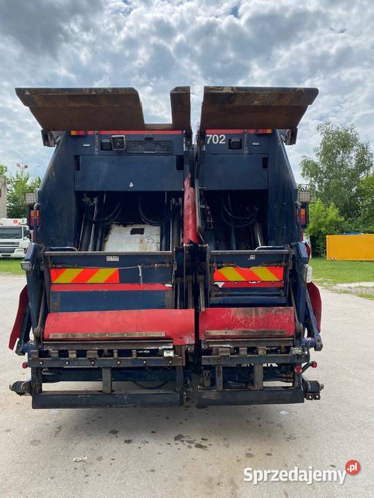 Mercedes Econic śmieciarka 2 KOMORY JOAB 20m3 9350kg Śmieciarki świętokrzyskie