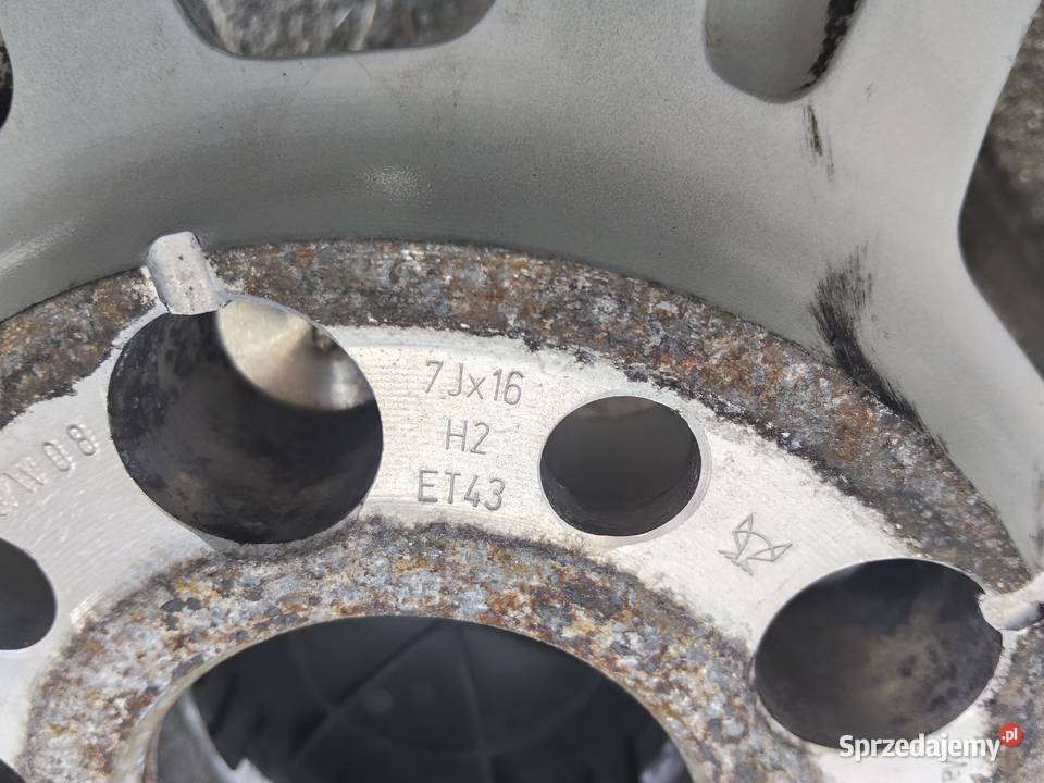 Alufelgi 16 koła Mercedesbenz w204 5x112 ET43 Samochodowe Koła Toruń