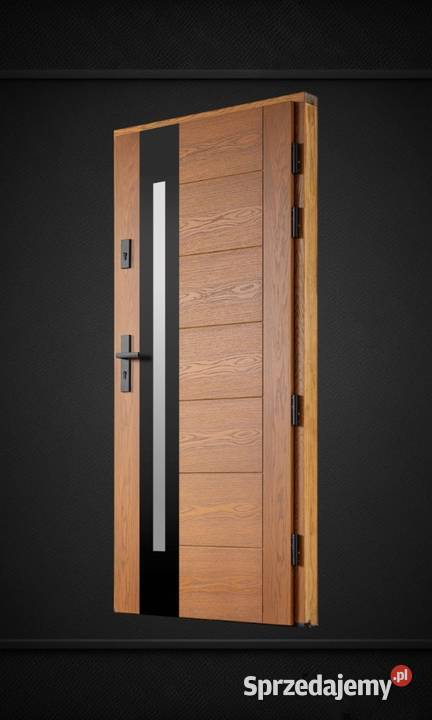 Drzwi Zewnętrzne Drewniane Wejściowe ZADZWOŃ