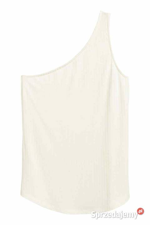 Biały top hm xs 34 cold shoulder asymetryczna kujawsko-pomorskie