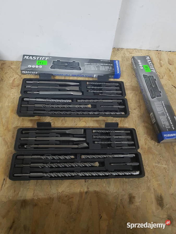 MASTIFF Zestaw wierteł i dłut SDS PLUS 12 Głogowa