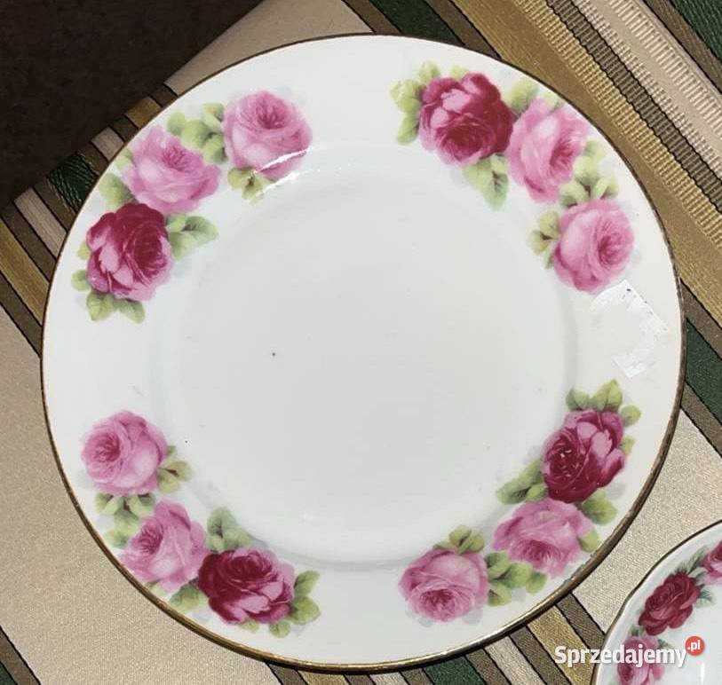 Talerzyk deserowy Róża Cecylie Bez sygnatury Gdańsk