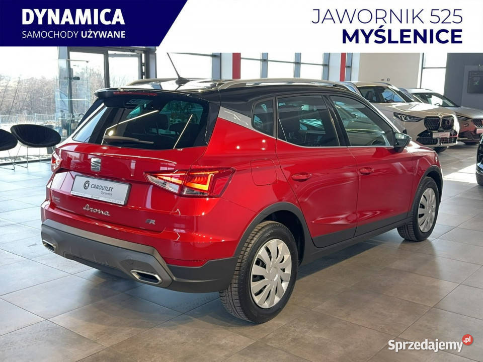 Seat Arona VAT 23 FR 10TSI 110 M6 2021 r salon I czerwony małopolskie Myślenice