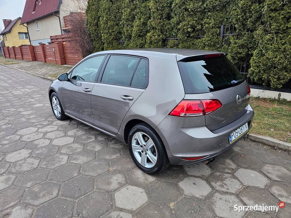 VW Golf VII 14 TSI 122 2013 r Zarej Bogate kurtyny powietrzne Golf Ostrów Wielkopolski