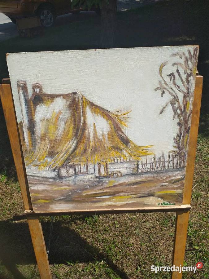 Obraz olejne na płycie pilśniowej w ramie bez Tarnów