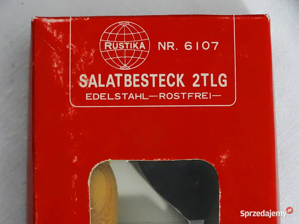 Komplet sałatkowy 2 łyżeczki stali nierdzewnej Przybory kuchenne Biłgoraj sprzedam