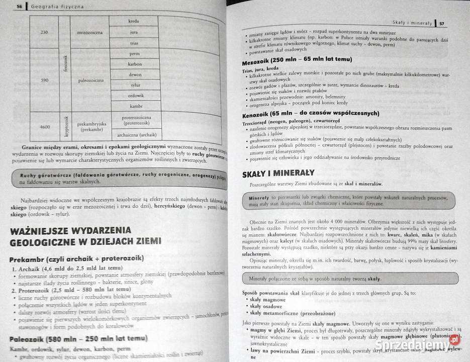 Repetytorium gimnazjalisty Geografia Maria Figa Rok wydania 2014 Chełm sprzedam