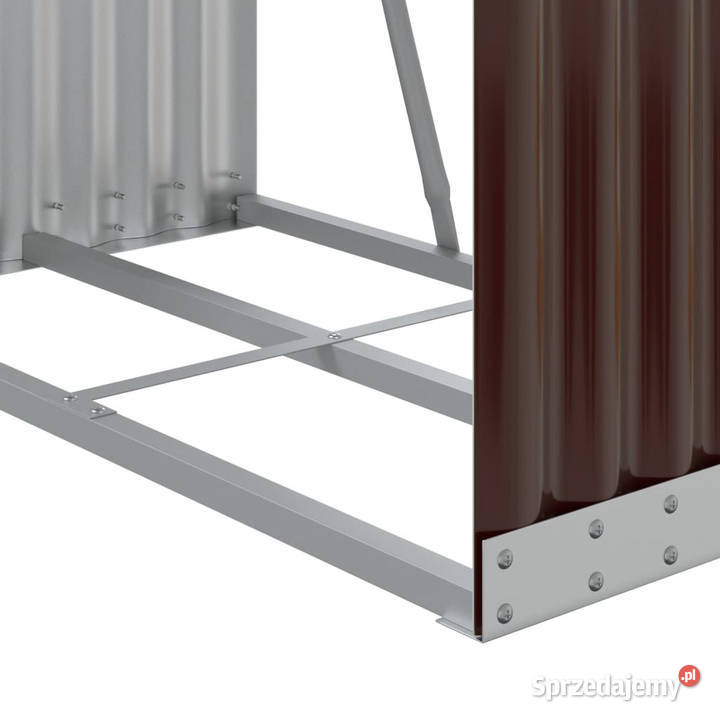 Stojak na drewno brązowy 80x45x120 stal Warszawa