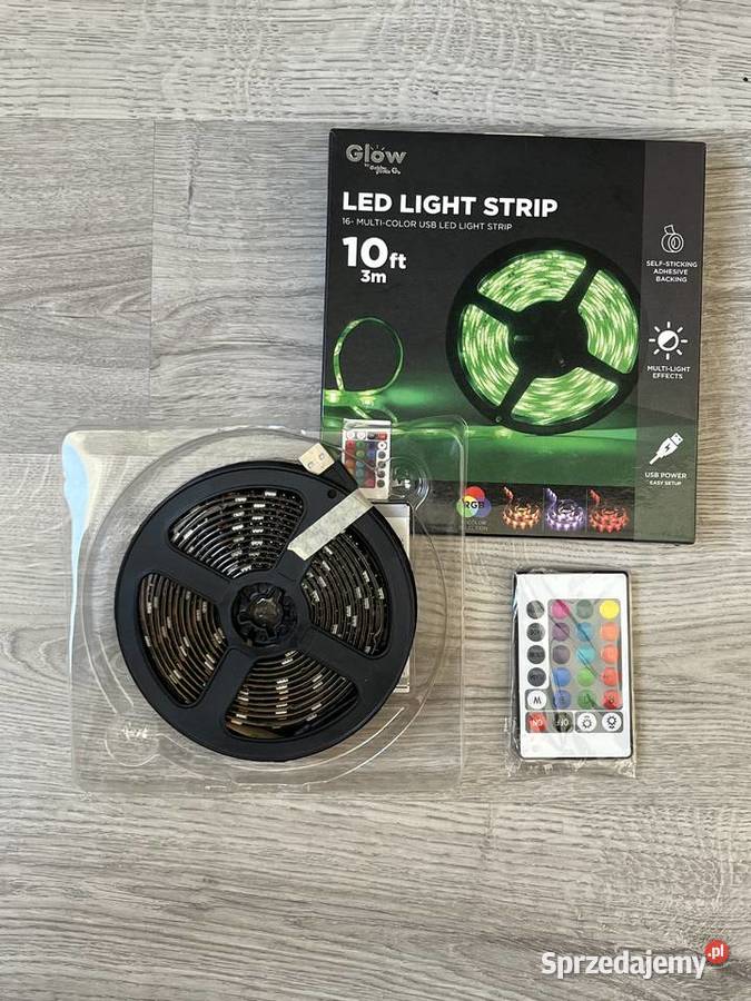 GabbaGoods Taśma świetlna LED 3m USB sterowana Kraków