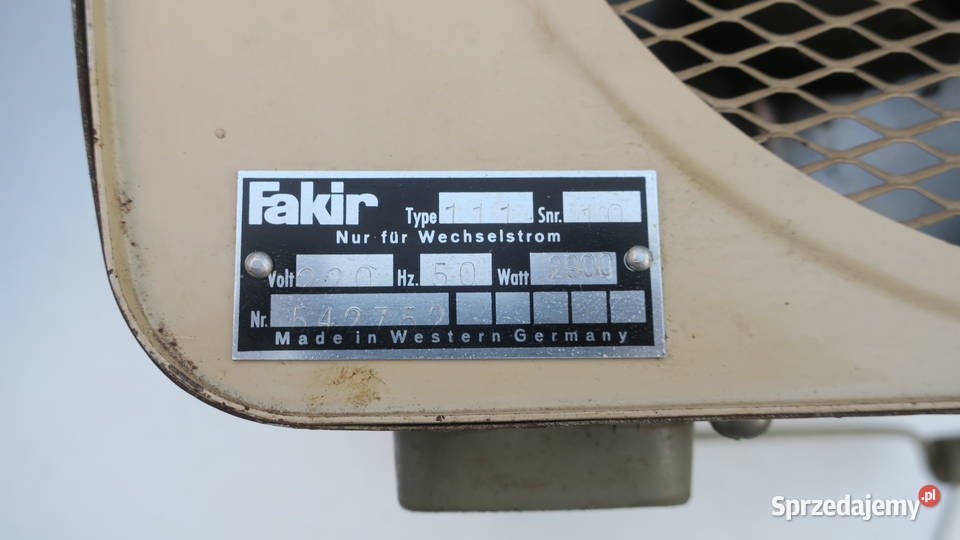 Stary grzejnik elektryczny Fakir Wrzosowo sprzedam