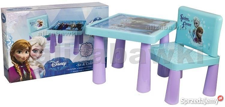 Zestaw Mamut STOLIK STOŁEK Akcesoria FROZEN Mogilany