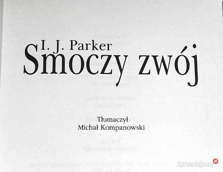 Smoczy zwój Ingrid J Parker Chełm