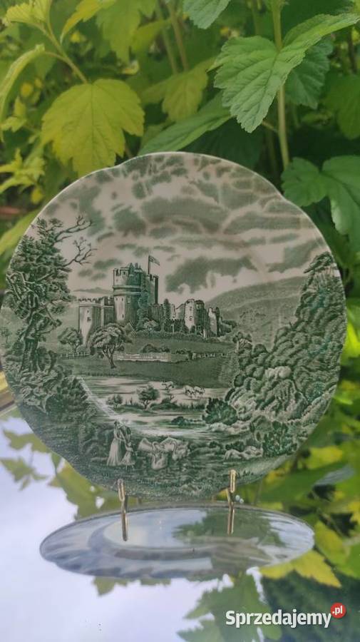 0LD ENGLANDCASTLE STORY JOHNSON BROTHERS GREEN Pabianice