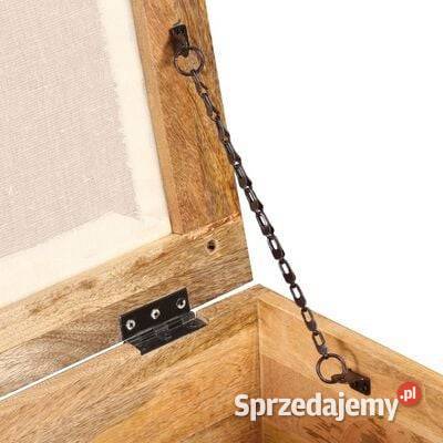 vidaXL Skrzynia z siedziskiem lite drewno mazowieckie Warszawa