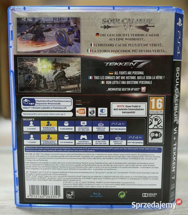 Gra Dwupak SoulCalibur VI x Tekken 7 Gry na konsole Elbląg