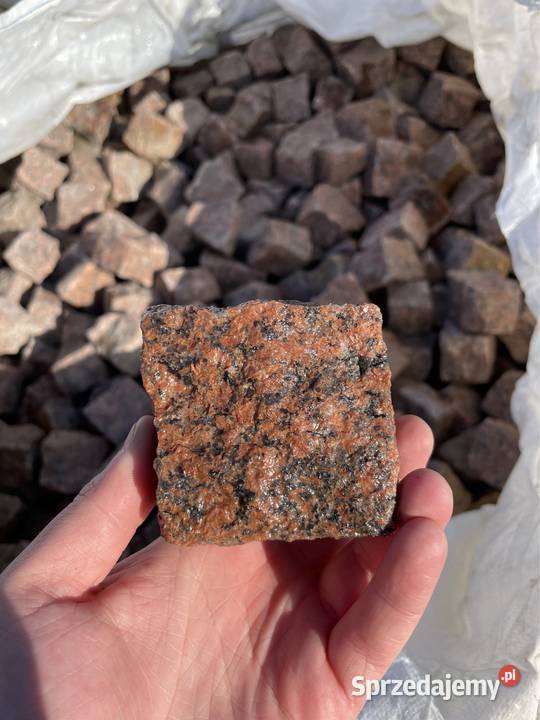 CZERWONA KOSTKA GRANITOWA VANGA Granit Brukowa Warszawa sprzedam