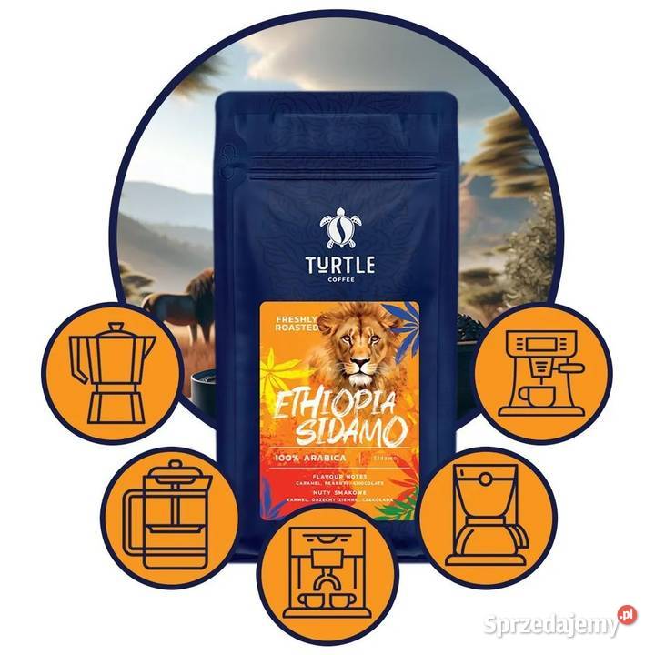 Turtle Ethiopia Sidamo 100 Arabica 1 x 2 sprzedam