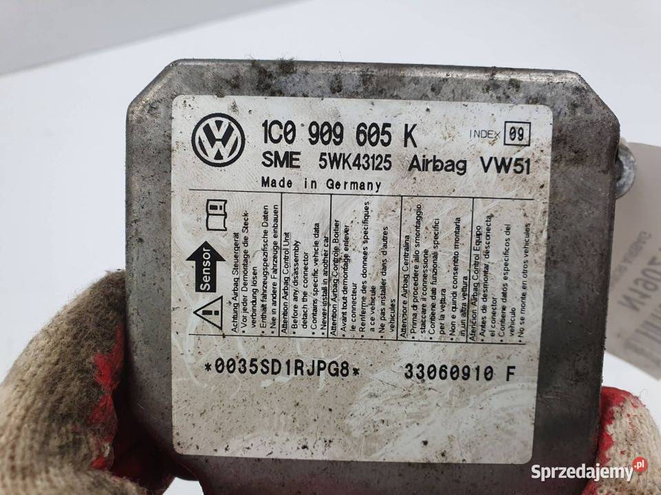 SENSOR AIRBAG VOLKSWAGEN FOX 1C0909605K