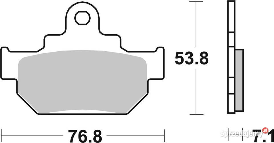 Klocki hamulcowe SBS 581HF SUZUKI LS P Savage Trzciel