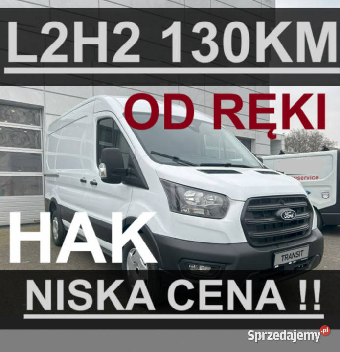 Ford Transit L2H2 130 Podgrzewane fotele Hak 2000cm3 Szczecinek