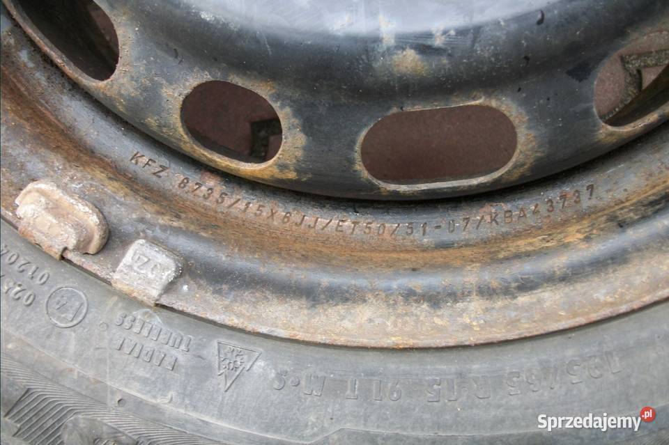 koła stalowe VW Golf V 5x112 15 opony 5mm Radom