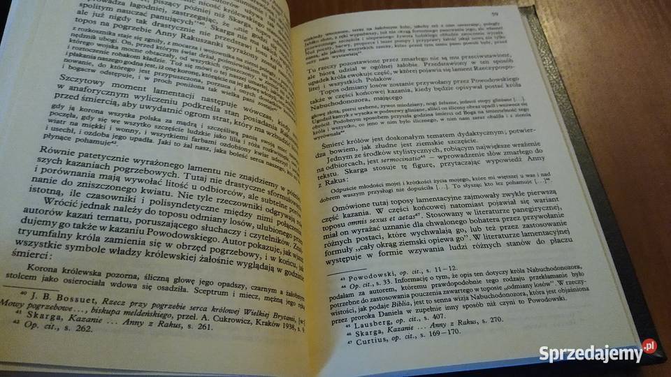 Kazania pogrzebowe z przełomu XVI i XVII wieku twarda Gdańsk