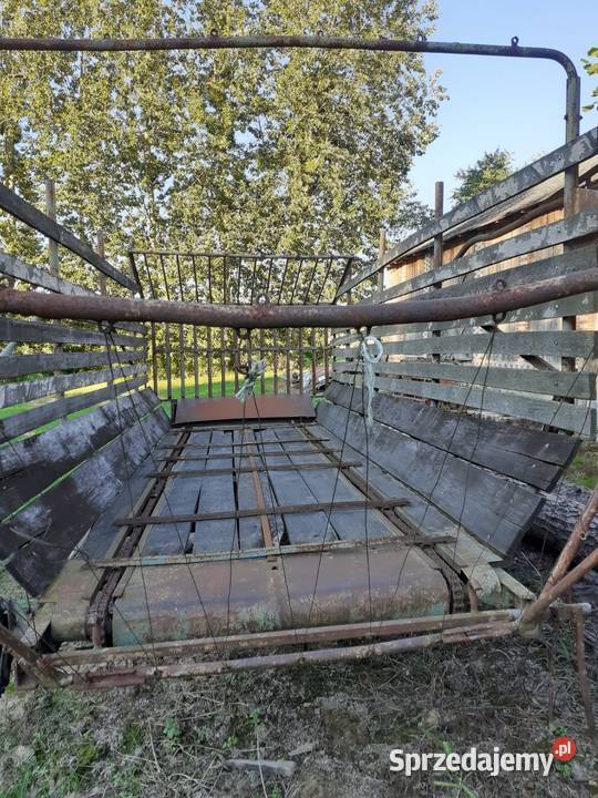 Przyczepa zbierająca produkcji polskiej obniżona Olszanka