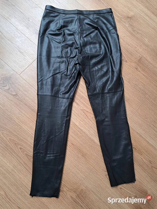 Czarne spodnie ze skóry ekologicznej Orsay pomorskie Trąbki Wielkie sprzedam
