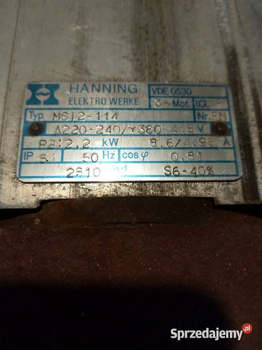 Silnik elektryczny Pozostałe Kościerzyna