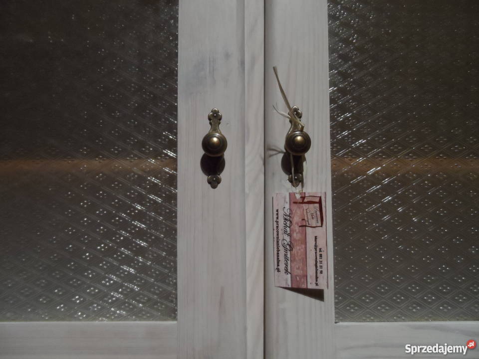 Zabytkowy kredens renowacji bielony Toruń