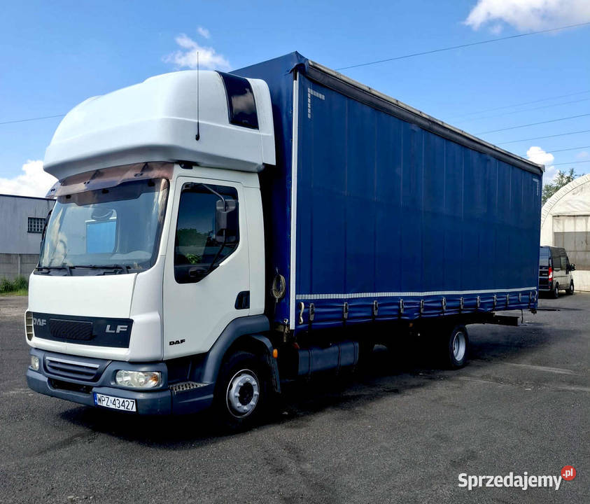 DAF LF45 22020ep firanka euro3 ładowność 6520 ogrzewanie postojowe Plandeki Myszków