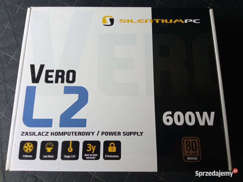 Zasilacz komputerowy SilentiumPC Vero L2 600W 80 świętokrzyskie Kielce
