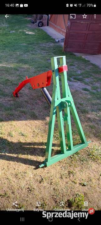 Ładowacz do ciągnika big bag wędka maszt Kurzyna Wielka