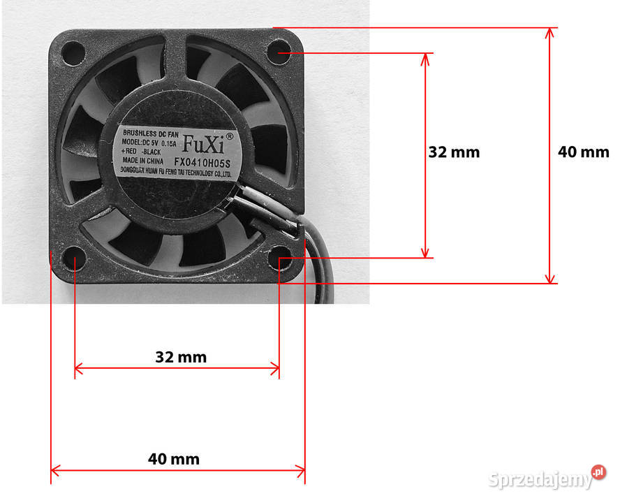 Wentylator chłodzący FuXi FX0410H05S mini Legnica