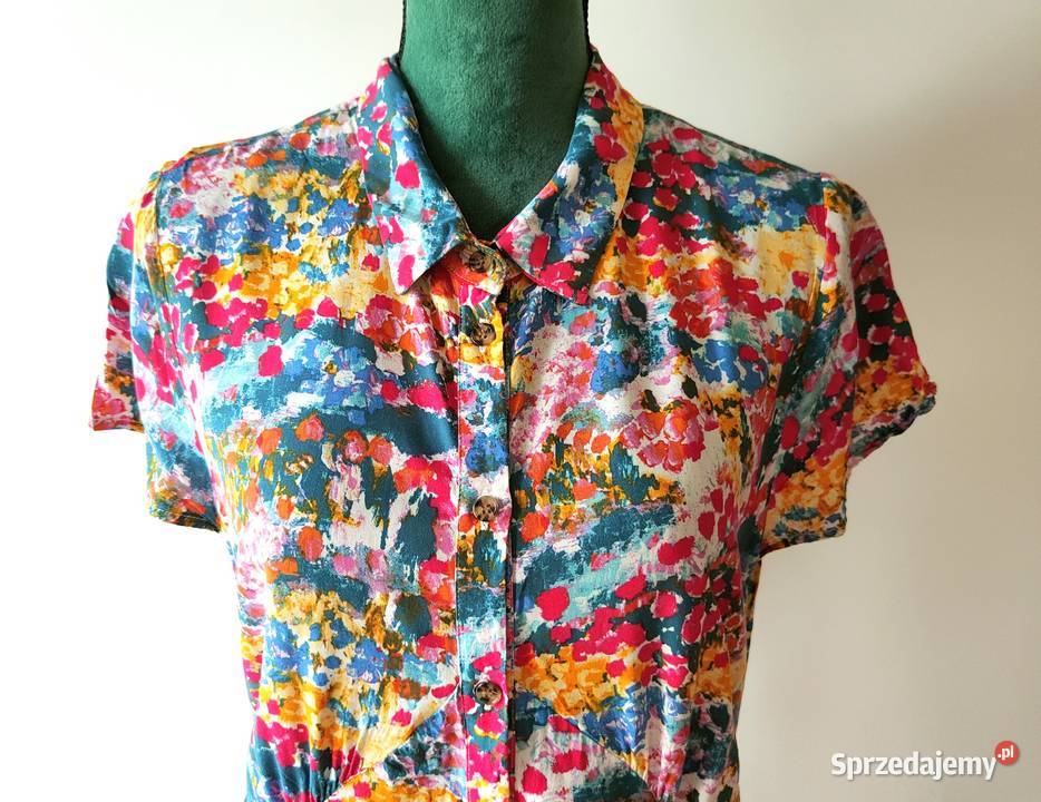 Długa kolorowa sukienka Soaked in Luxury L 40 zachodniopomorskie Szczecin sprzedam