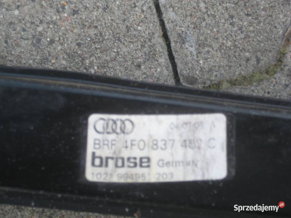 audi a6 c6 0408r podnośnik szyby przód prawy Rakoniewice
