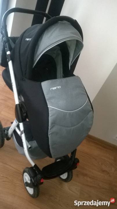 WÓZEK RIKO NANO ALU TECH 3in Regulowany podnóżek