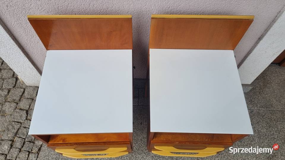 Szafka Nocna MOJMIR POZAR Komoda Design PRL Bytom