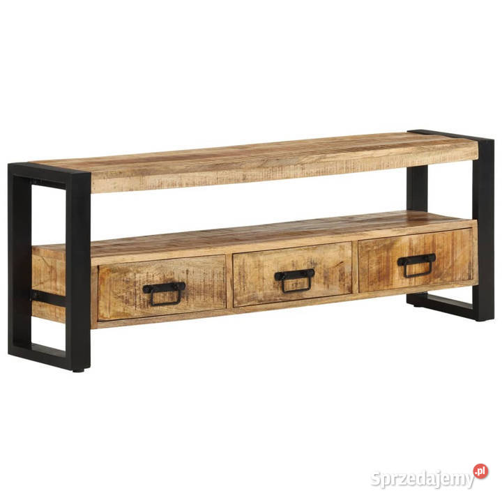 Szafka pod TV 120x30x45 lite drewno mango RTV mazowieckie Warszawa