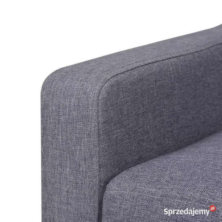 3osobowa sofa tapicerowana tkaniną szara Warszawa sprzedam