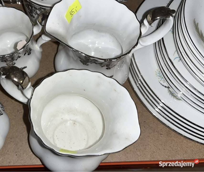 Mlecznik Royal Albert Silver Anniversary Srebrne Gdańsk