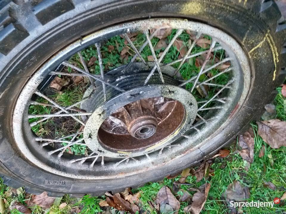 Kołofelga z oponą kostką do Junaka M10 Gorzów Wielkopolski
