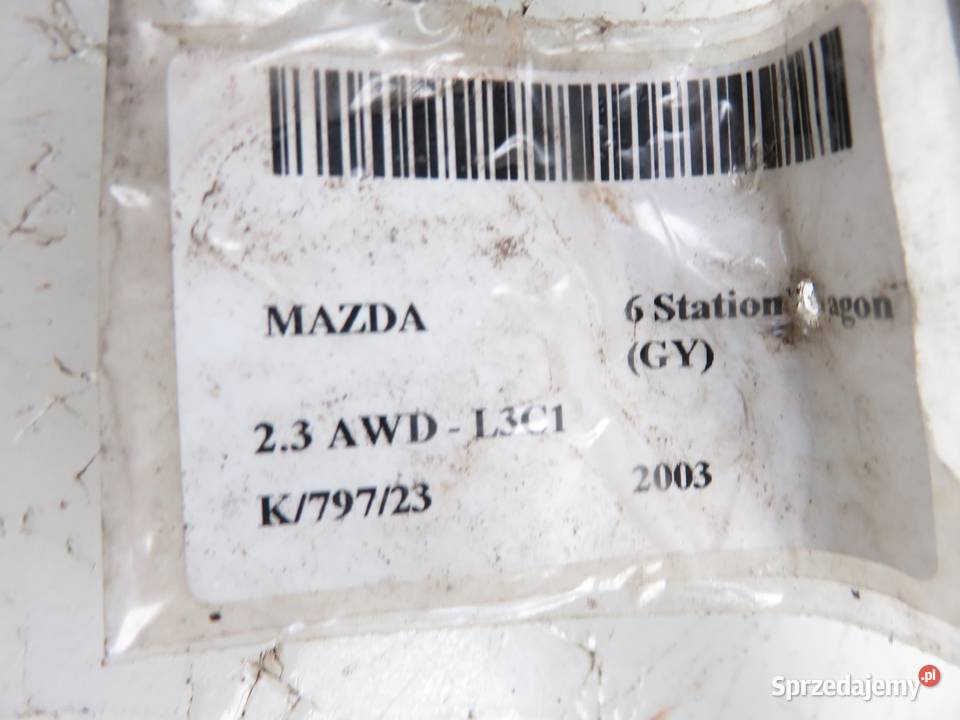 PÓŁOŚ PRAWA TYLNA MAZDA 6 23 AWD