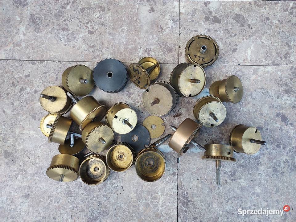 20 bębny mechanizmów starych zegarów