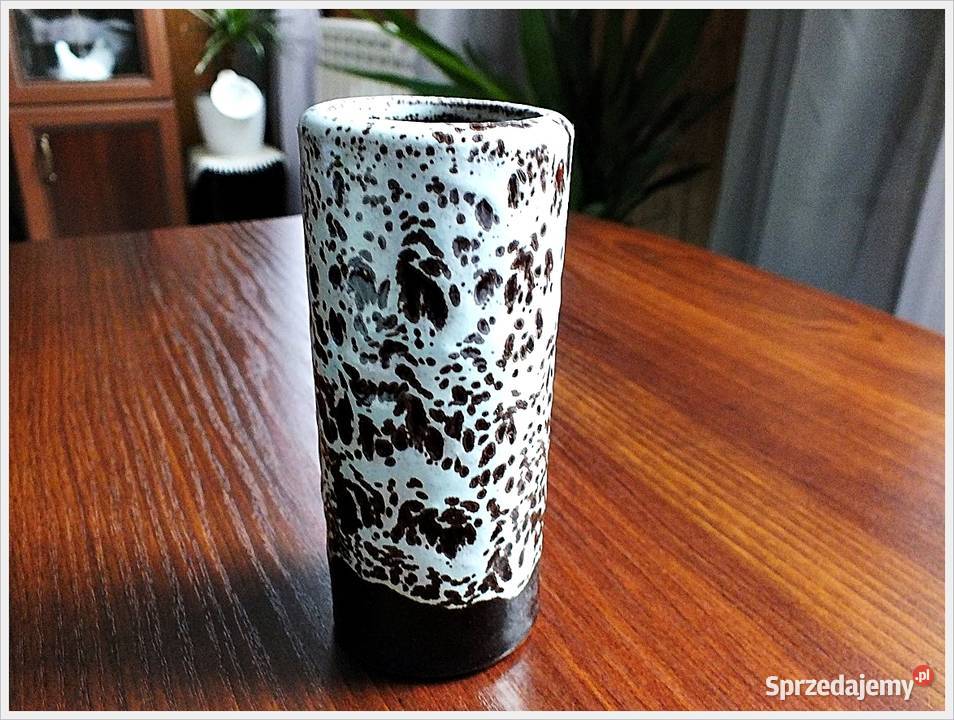 Stary wazon ceramiczny fat lava Fohr Keramik Żary