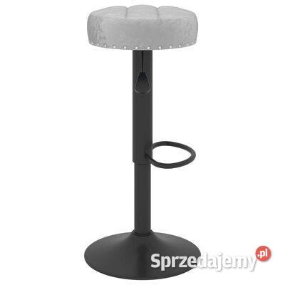 vidaXL Stołki barowe 2 szare obite Warszawa