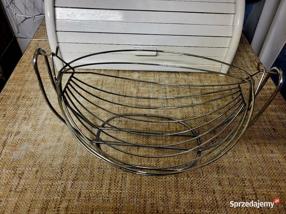 Dekoracyjny koszyk metalowy na owoce małopolskie Kąśna Górna