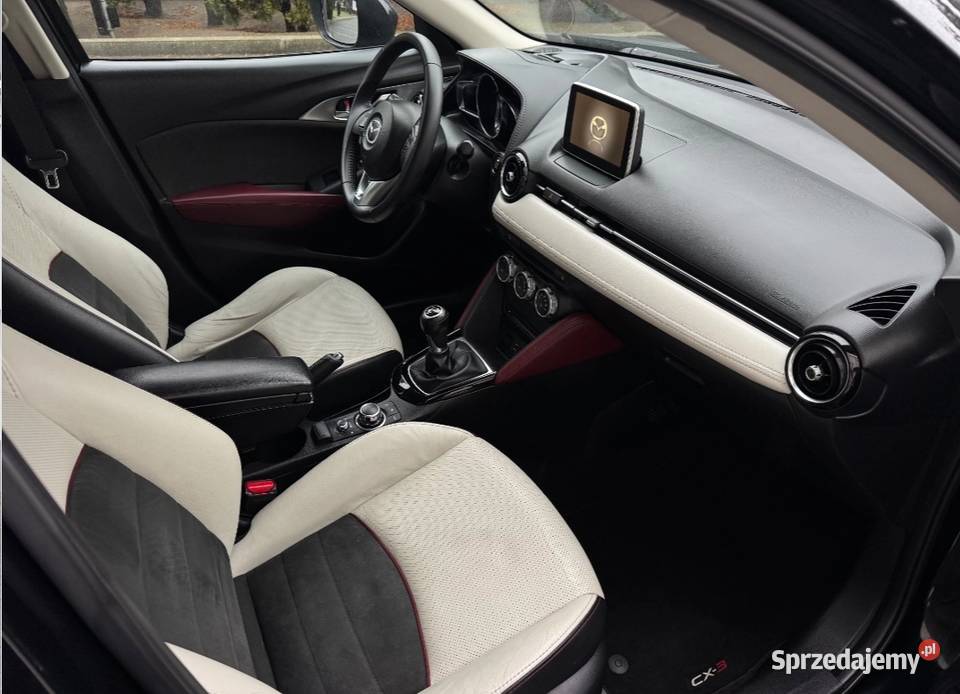 Mazda CX3 2015r 4x4 105 przeb164 BEZWYPADKOWY OC Lednogóra