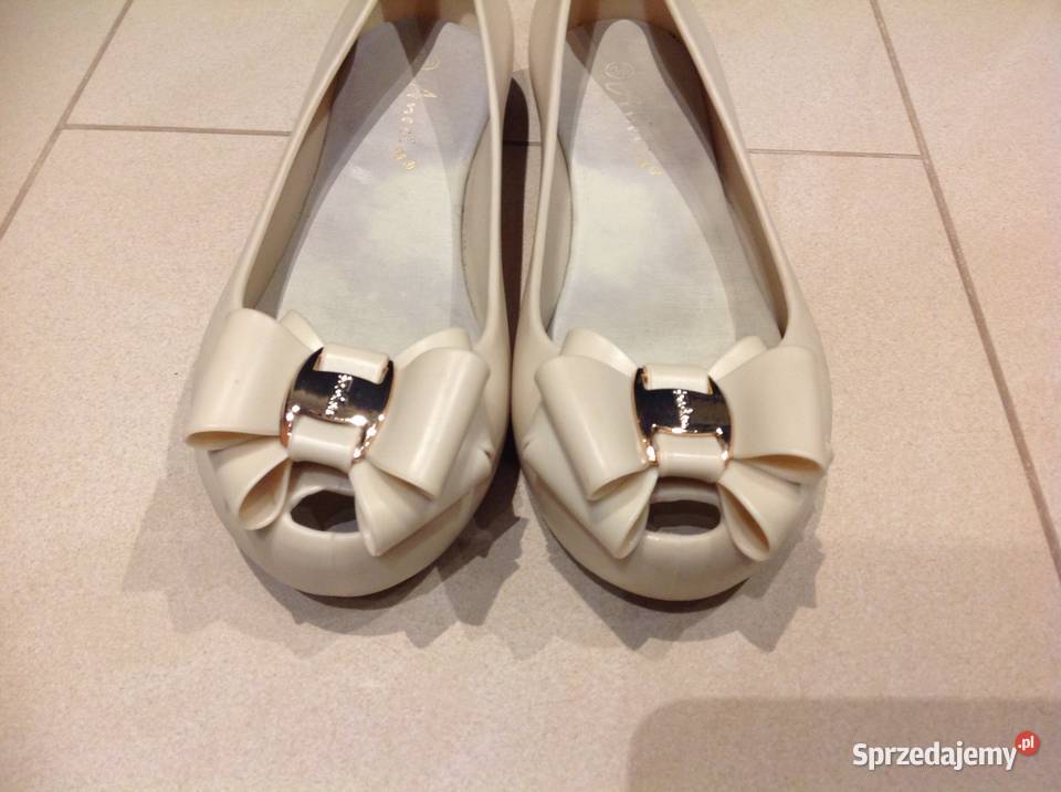 Meliski Gumowe Damskie ANESIA 36 Beżowe inna