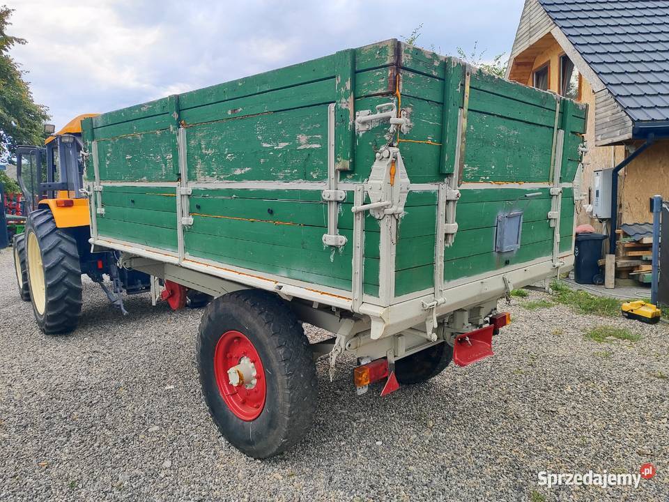 Przyczepa rolnicza jednoosiowa 6T 3 stronny Zamość